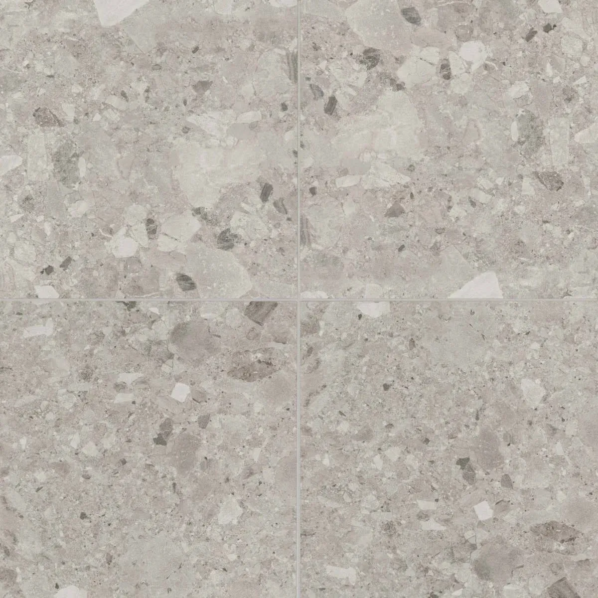 Bedrosians Frammenta 24" x 24" Floor & Wall Tile, Light Grey (4-Pack, 15.72 sf)