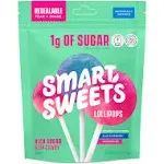 SmartSweets Blue Raspberry/Watermelon Lollipops