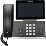 Yealink SIP-T58W IP Phone - Corded - Corded/Cordless - Wi-Fi - Wall Mountable, Desktop - Classic Gray - VoIP - IEEE 802.11a/b/g/n - 2 x Network (RJ-45) - PoE Ports