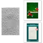 SPELLBINDERS: Holiday Floral Swag | 3D Embossing Folder