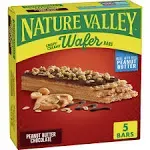 Nature Valley Peanut Butter Chocolate Crispy Creamy Wafer Bars 5 ct