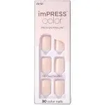 Impress Color Press-On Manicure - Point Pink