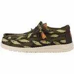 Wally Youth Fish Camo - Olive