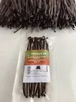 1oz. Madagascar Organic Vanilla Beans Gourmet Grade A. Certified USDA Organic 6"-7.5" by FITNCLEAN VANILLA for Cooking, Brewing, Extract Fresh Bourbon NON-GMO Whole Pods