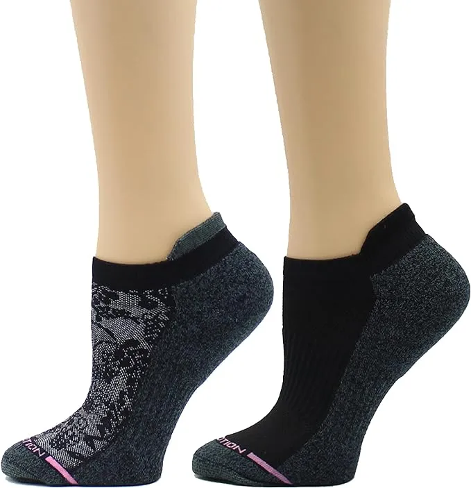 Dr. Motion Women's 2-Pk. Compression Ankle Socks