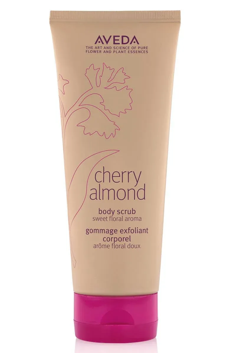 Aveda Cherry Almond Body Scrub Exfoliate Wash Cherry Blossom 6.7oz/200ml NWOB