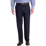 Haggar Blue Premium Stretch Sharkskin Classic Fit Suit Pants