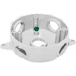 Sigma Engineered Solutions, White Sigma Electric 143854WH 1/2-Inch 5 Hole Round 