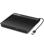 External CD Writer Drive USB 3.0 Portable DVD +/-RW DVD/CD ROM Rewriter Burner