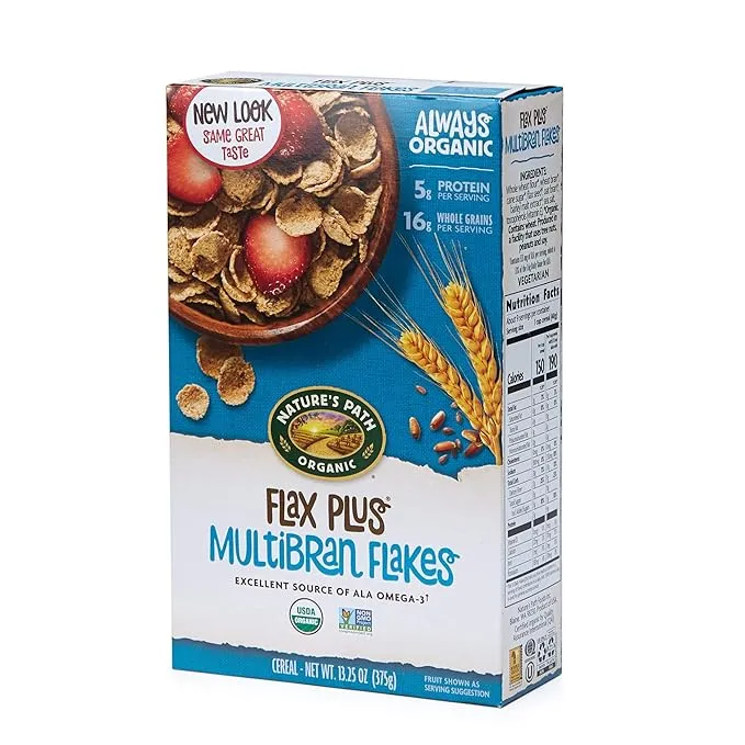 Nature's Path Organic Flax Plus Multibran Flakes Cereal