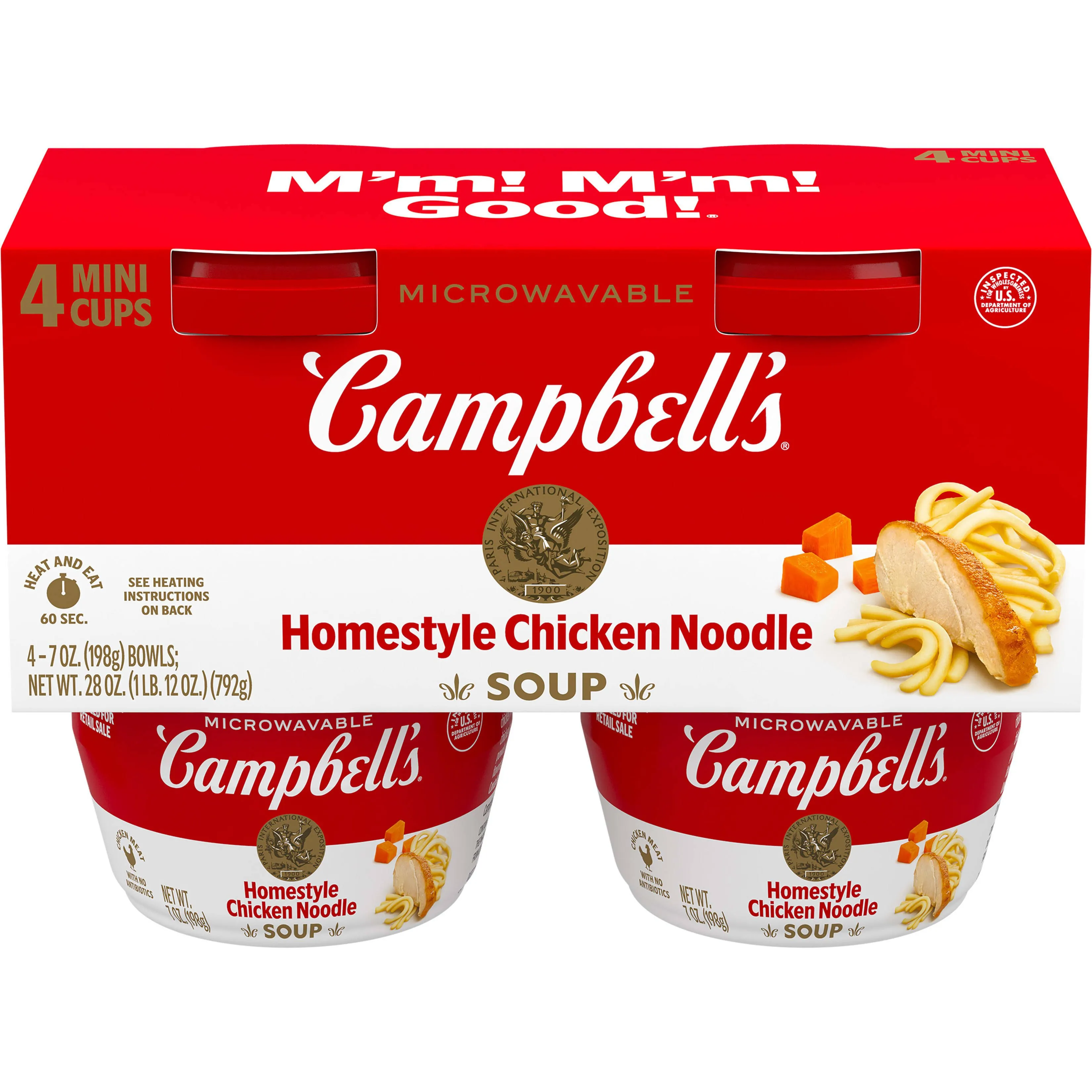 Campbell's Homestyle Chicken Noodle Soup - 4 ct - 7 oz