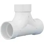 Nibco PVC DWV All-Hub 2-Way Cleanout Tee