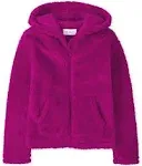 The Children's Place Girls' Sherpa Zip-Up Hoodie