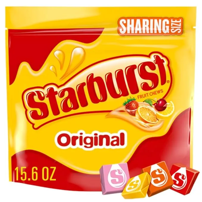 Starburst Original Fruit Chews Candy 15.6 Oz