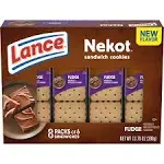 Lance Nekot Fudge Sandwich Cookies (8 Count)