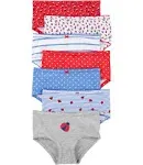 Carter's 7-Pack Ladybug Print Stretch Cotton Underwear 14 Multi