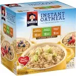 Quaker Instant Oatmeal Variety