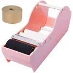 QILIMA Desktop Pink Water Activated Tape Dispenser