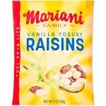 Mariani Premium Raisins, Vanilla Yogurt - 7 oz