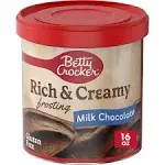 Betty Crocker Frosting Rich & Creamy Milk Chocolate - 16 oz