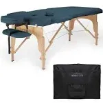 Saloniture Portable Professional Folding Massage Table with Carrying Case