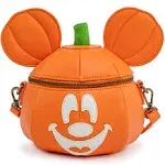 Loungefly Disney Mickey Mouse Mick-O-Lantern Halloween Crossbody Purse bag