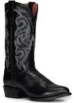 Dan Post Men's Mignon R Toe Cowboy Boots, Black, 10.5