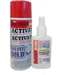 CA Glue with Activator All Industries Large - Clear - 100ml/400ml Industrial Strength All Purpose Cyanoacrylate Glue