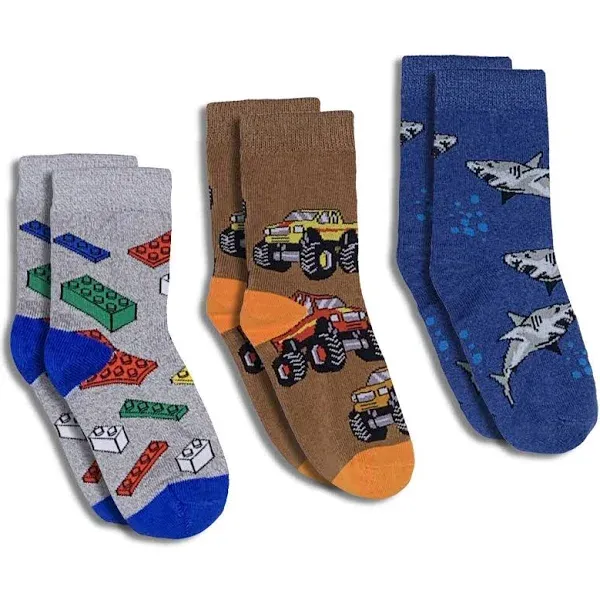 Good Luck Sock Novelty, Colorful, Fun Kids Socks, 3-Pack, Ages 0-10 Year