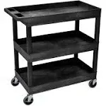 LUXOR | EC111-B Tub Cart with Three Shelves