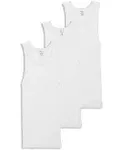 Jockey Men's Undershirt 100% Cotton Tall Man A-Shirt Tank - 3 Pack