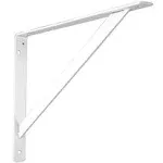 John Sterling THE MAX BRACKET Shelf Bracket, 16-inch, Warm White, 0049-16WTH