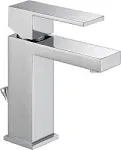 Delta 567LF-MPU-PP Modern 1.2 GPM 1 Hole Bathroom Faucet - Chrome