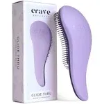 Crave Naturals Glide Thru Detangling Hair Brush for Adults & Kids Hair