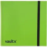 Vault X Binder - 12 Pocket Trading Card Album Folder - 480 Side Loading Pocket Binder for TCG (Green)