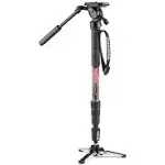 Manfrotto Element Mii Video Monopod Aluminium Kit with Fluid Head