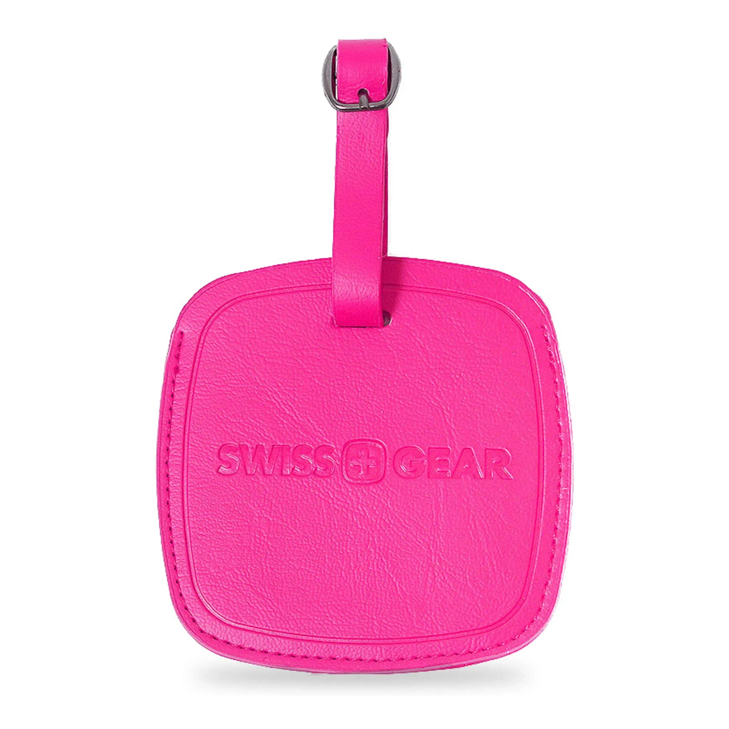 Swiss Gear Jumbo Pink Luggage Tag - Designed Extra-Large to Be Easily Spotted...