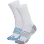 Copper Fit Crew Socks - 2 Pair Small / White