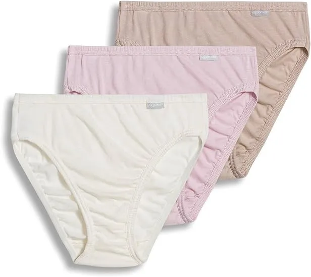 Jockey Women's Plus Size Elance French Cut Panty, Size 8 - 3 pack