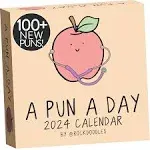 rockdoodles 2024 Punny Daily Desk Calendar | Funny Calendar 2024 Day to Day for Home or Office, Daily Calendar 2024 Page A Day, Dad Joke Calendar