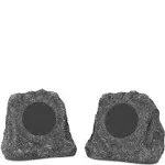 Innovative Technology Bluetooth Outdoor Rock Speakers Pair