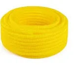 1&#034; x 100 ft Non-Split LDPE Wire Loom Tubing - Black, Orange or Yellow