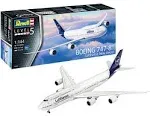 Revell-Germany B747-8 Lufthansa Commercial Airliner - Plastic Model Airplane