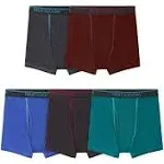 Fruit of The Loom Boys' True Comfort 360 Stretch Boxer Briefs, Assorted 5 Pack