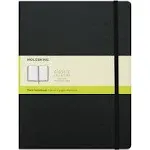 Moleskine Classic Notebook Extra Large Plain Black Hard Cover