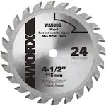 WORX WA5085 4-1/2&#034; WORXSAW Circular Saw Replacement Blade - Buy 1, Get 1 Free!