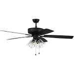 Craftmade Pro Plus 52" Ceiling Fan with 4 Light Kit - White - P104W5-52WWOK