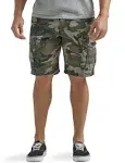 Wrangler Cargo Shorts Men&#039;s 42 Camo Green Relaxed Fit Epic Soft Flex Knee Length