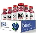 Bai Antioxidant Infusion Beverage, Brasilia Blueberry - 12 bottles, 18 fl oz