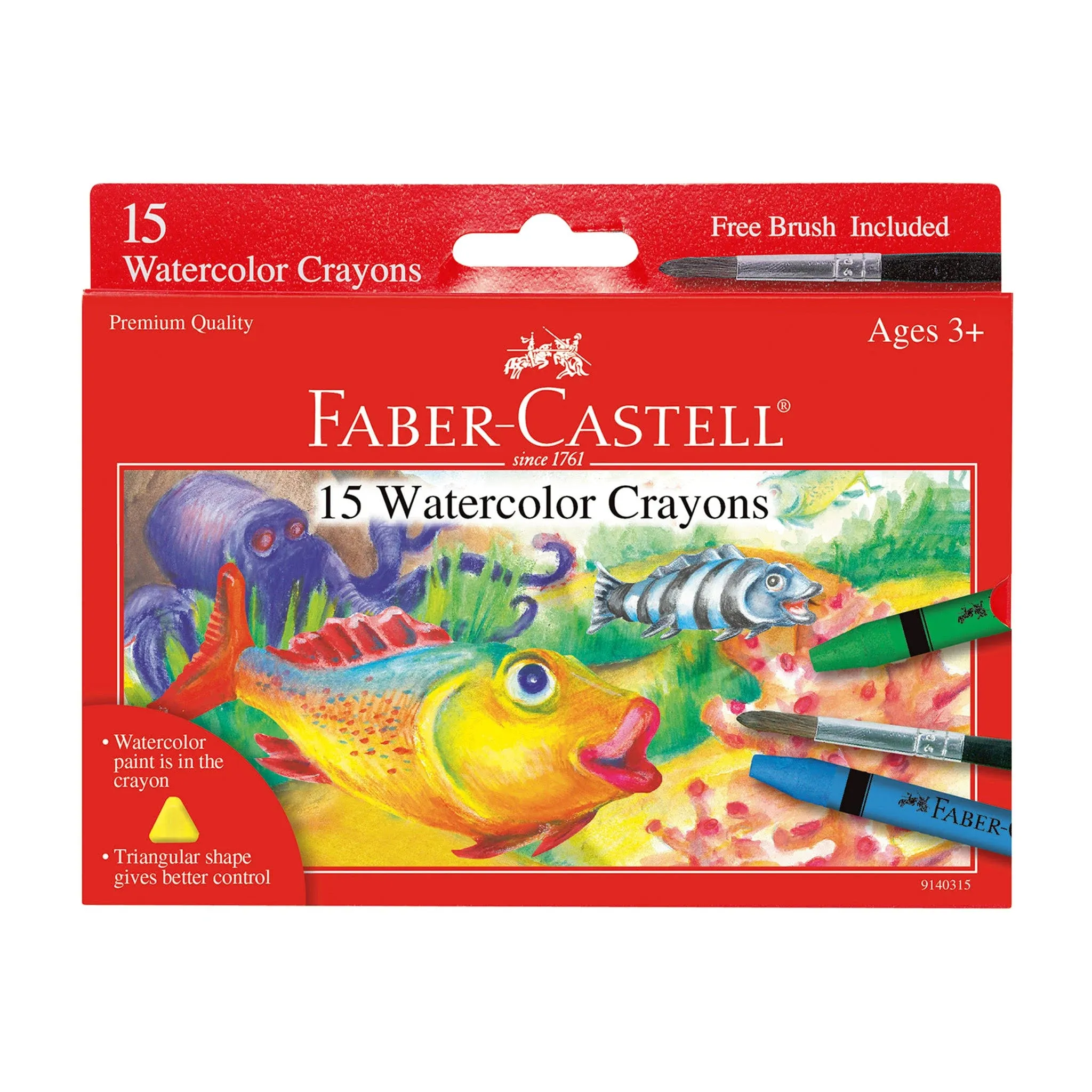 Faber - Castell | 15 Watercolor Crayons